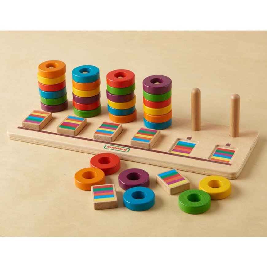 MASTERKIDZ Puzzle Learning Counting and Colors Montessori Sorter – 4