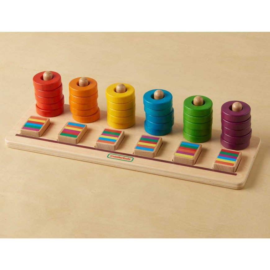MASTERKIDZ Puzzle Learning Counting and Colors Montessori Sorter – 5