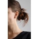 Beneto Rose gold plated silver earrings with crystals AGUC1955-ROSE Beneto Rose gold plated silver earrings with crystals AGUC1955-ROSE