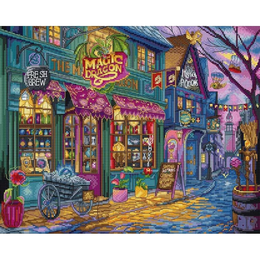 LetiStitch luca S Embroidery kit 34x27cm SLETIL9914