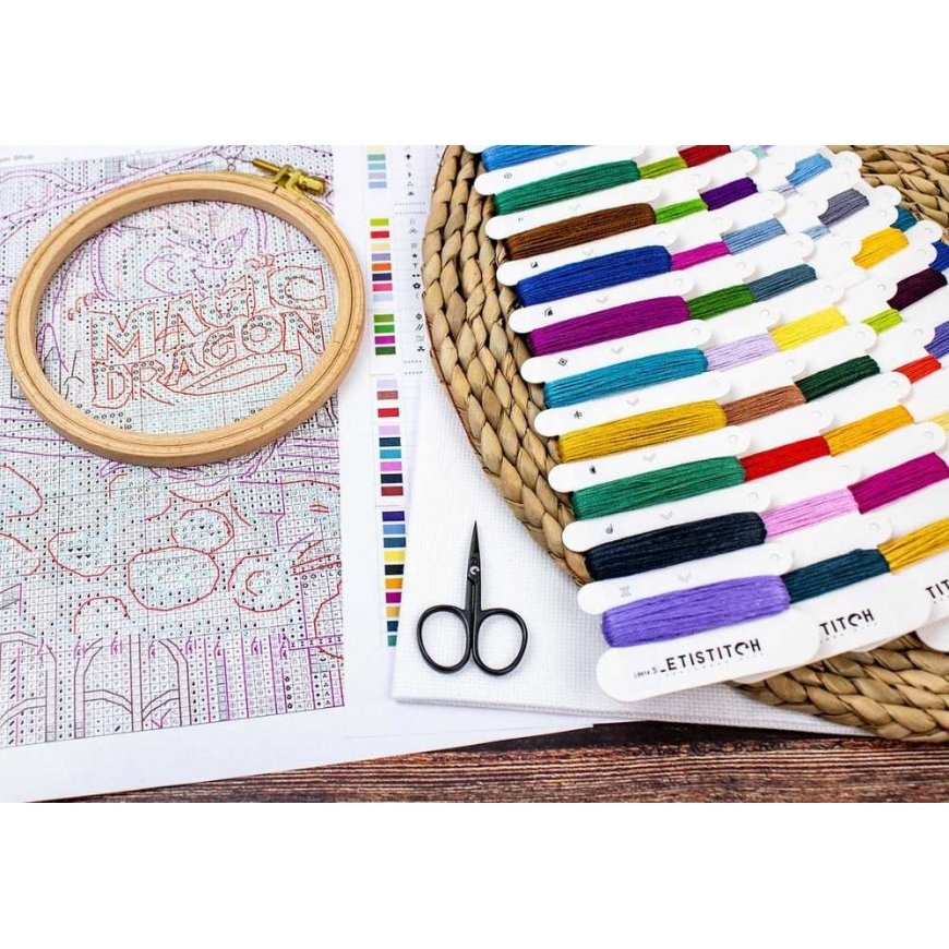 LetiStitch luca S Embroidery kit 34x27cm SLETIL9914 – 4