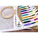 LetiStitch luca S Embroidery kit 34x27cm SLETIL9914 LetiStitch luca S Embroidery kit 34x27cm SLETIL9914