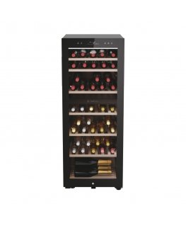 Haier Wine Bank 50 Serie 7 HWS77GDAU1 Компрессорный винный шкаф Отдельно стоящий Черный 77 бутылка(и)