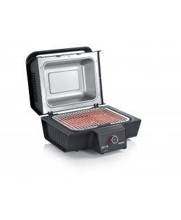 Severin PG 8138 grilli Pöydän pinta Sähkö musta, Ruostumaton teräs 3000 W