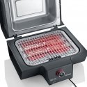 Severin PG 8138 grilli Pöydän pinta Sähkö musta, Ruostumaton teräs 3000 W