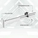 1st Cool 1stCOOL 1stCool Support GPU Metal Bracket, White