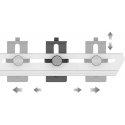 1st Cool 1stCOOL 1stCool Support GPU Metal Bracket, White