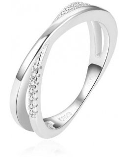 Beneto Charming kaksoissormus hopeaa AGG225