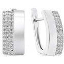 Brilio Silver Exclusive silver earrings with zircons EA567W Brilio Silver Exclusive silver earrings with zircons EA567W
