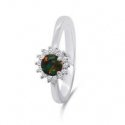 Brilio Silver Brilio Silver Beautiful silver ring with opal and zircons RI056WB Brilio Silver Brilio Silver Beautiful silver ring with opal and zircons RI056WB
