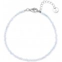 Agate Mineral Bracelet with Chalcedony Beads POL-B17/21L Agate Mineral Bracelet with Chalcedony Beads POL-B17/21L