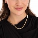 Troli Elegant gilded steel necklace Troli Elegant gilded steel necklace