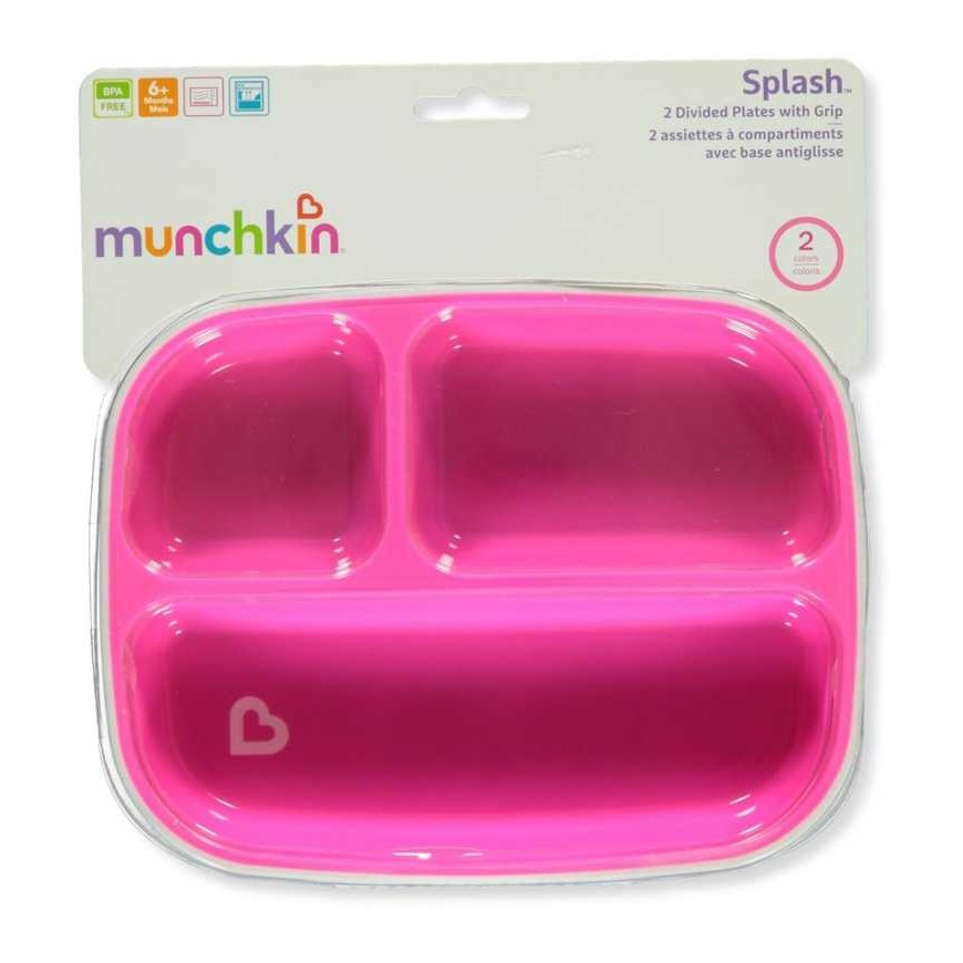 MUNCHKIN plates with compartments 2pcs. 6m+ Splash 01244802 – 4