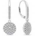 Brilio Silver Decent silver earrings with zircons EA730W Brilio Silver Decent silver earrings with zircons EA730W