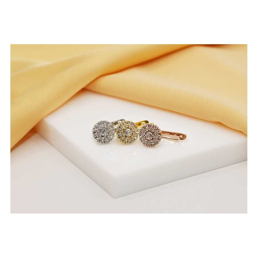 Brilio Silver Decent silver earrings with zircons EA730W – 5