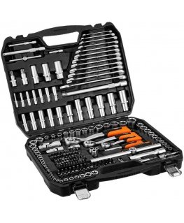 Neo Tools Wrench set 220 pieces 1/2", 3/8", 1/4"