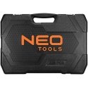 Neo Tools jakoavainsarja 220 osaa 1/2", 3/8", 1/4"