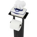Weko 4in1 DEBAR wc-harja ja paperiteline hyllyllä Weko 4in1 DEBAR wc-harja ja paperiteline hyllyllä