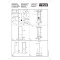 Weko 4in1 DEBAR wc-harja ja paperiteline hyllyllä Weko 4in1 DEBAR wc-harja ja paperiteline hyllyllä