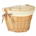Proline Wicker basket for bicycle front basket, wicker white insert Proline Wicker basket for bicycle front basket, wicker white insert
