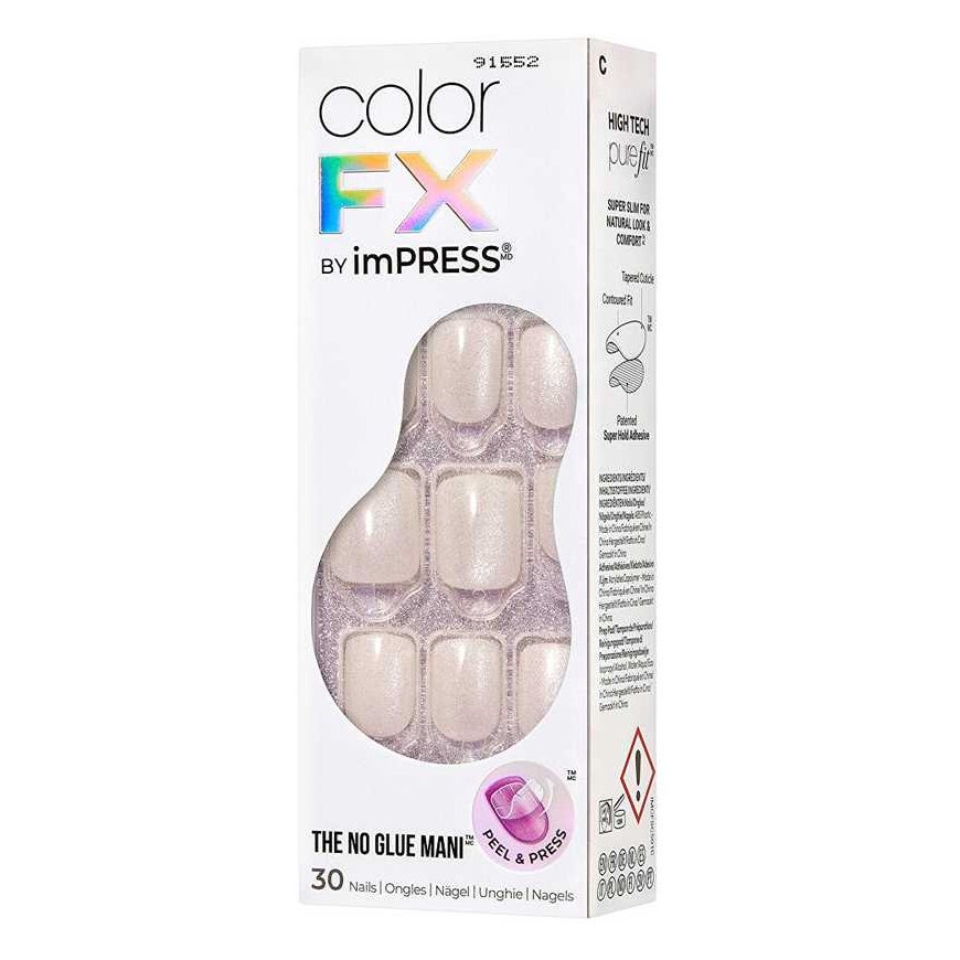 KISS IMPRESS Color FX - Rebel - Adhesive nails 30 pcs