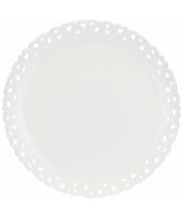 LA PORCELLANA BIANCA VALENTINO Koristeltu kakkulautanen 34 cm