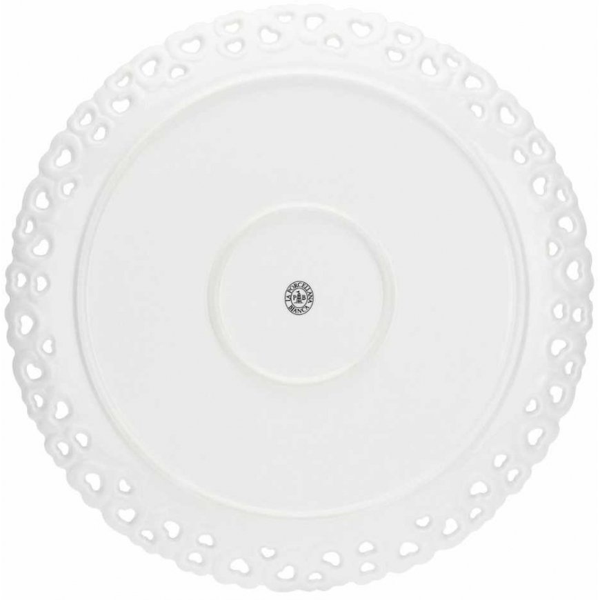 LA PORCELLANA BIANCA VALENTINO Decorated cake plate 34 cm – 2