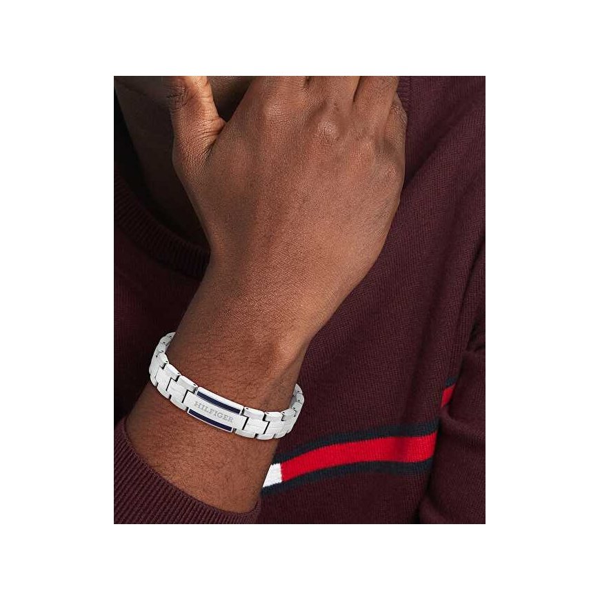 Tommy Hilfiger Parker 2790600 nesenstanti plieno vyriška apyrankė – 2