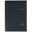 Nakabayashi Coltd Notebook "YU-SARI" B5, line 8mm-black NYN-B501-NU Nakabayashi Coltd Notebook "YU-SARI" B5, line 8mm-black NYN-B501-NU
