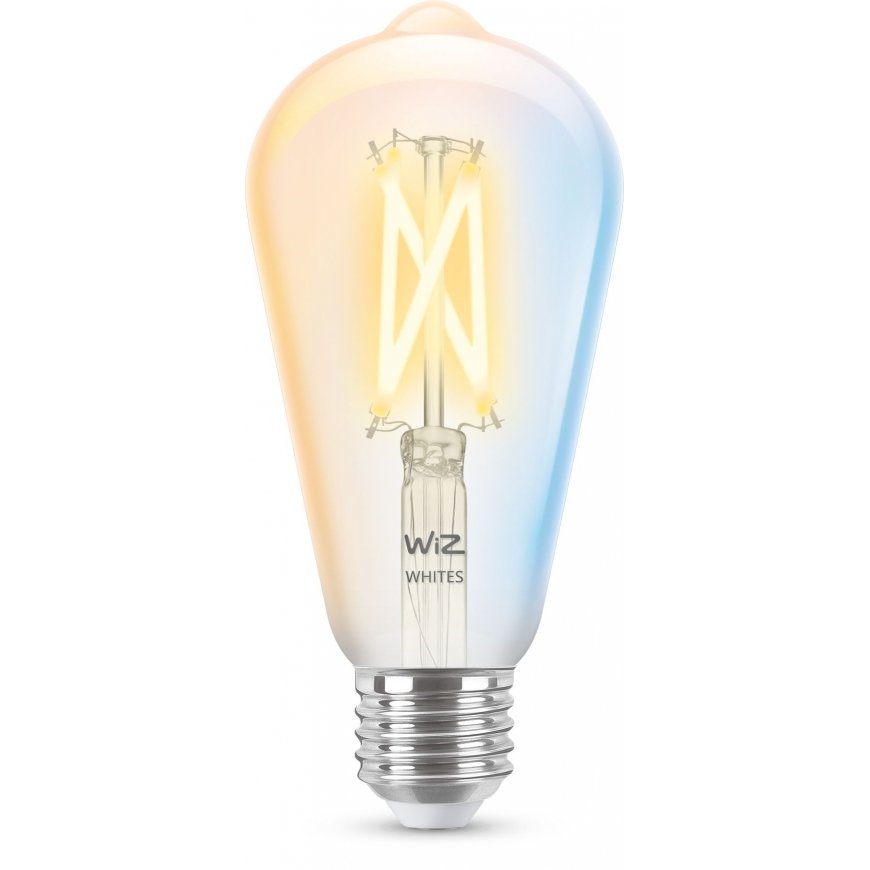 WiZ 60 W ST64 E27 bezkrāsas