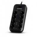 CyberPower P0820SUF0-DE сетевой фильтр Черный 8 розетка(и) 200 - 250 V 1,8 m CyberPower P0820SUF0-DE сетевой фильтр Черный 8 розетка(и) 200 - 250 V 1,8 m