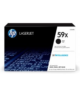 HP 59X alkuperäinen riittoisa musta LaserJet -värikasetti