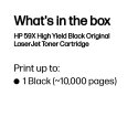 HP 59X High Yield Black Original LaserJet Toner Cartridge HP 59X High Yield Black Original LaserJet Toner Cartridge