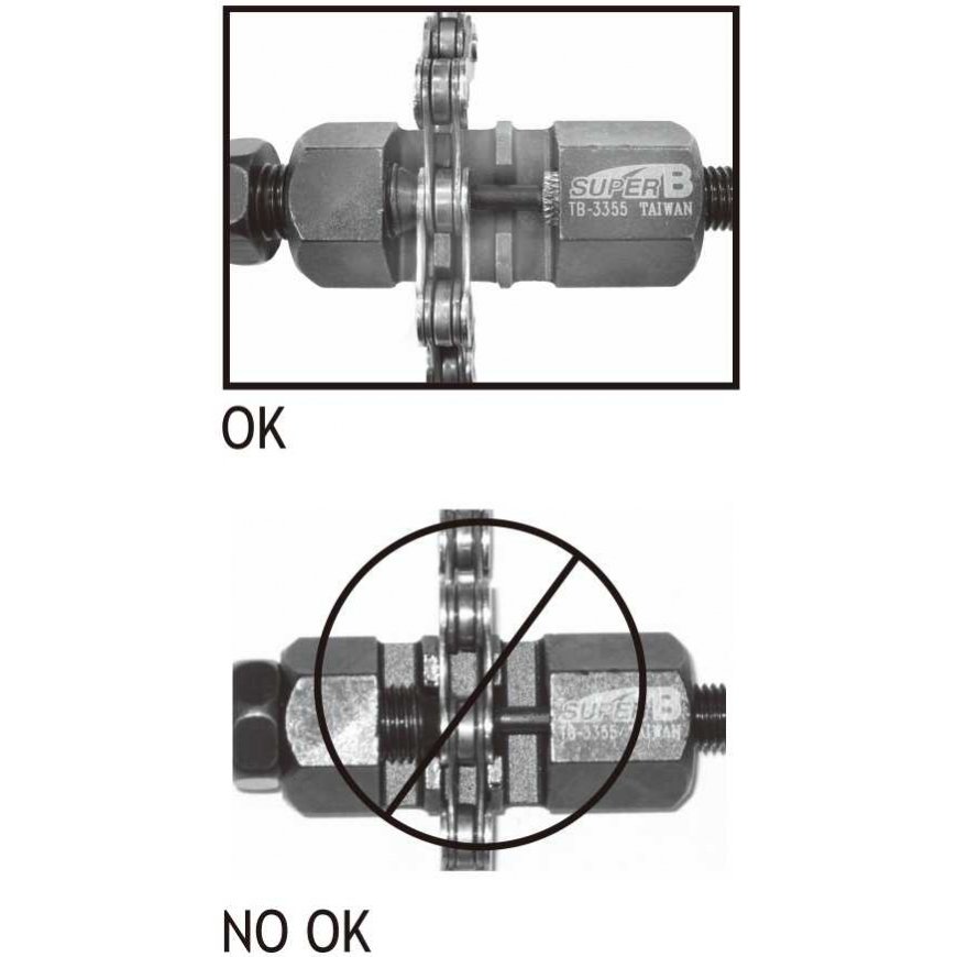 SuperB - Chain riveter for 8, 9 and 10 speed chains - TB-3355 – 3