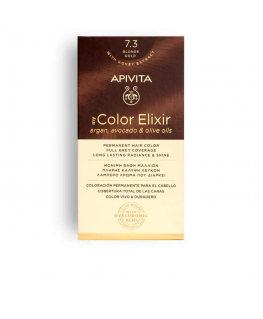 Pysyvä hiusväri Apivita MY COLOR ELIXIR, 7.3 Blonde Gold