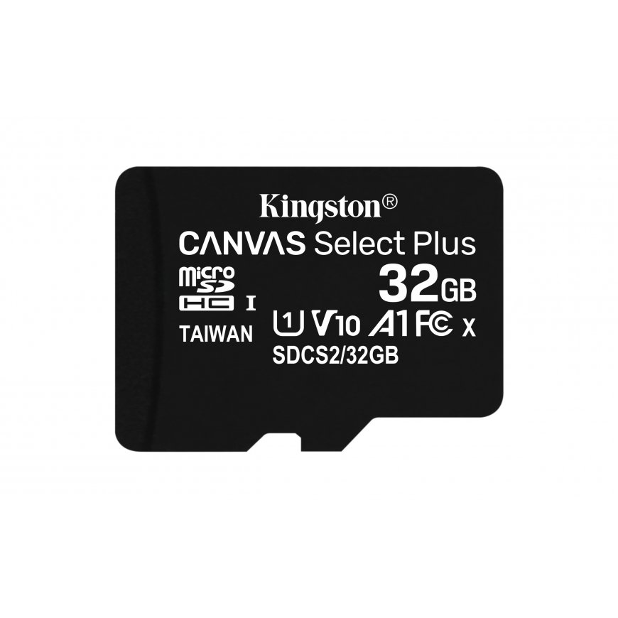 Kingston Technology Canvas Select Plus 32 GB MicroSDHC UHS-I Klass 10