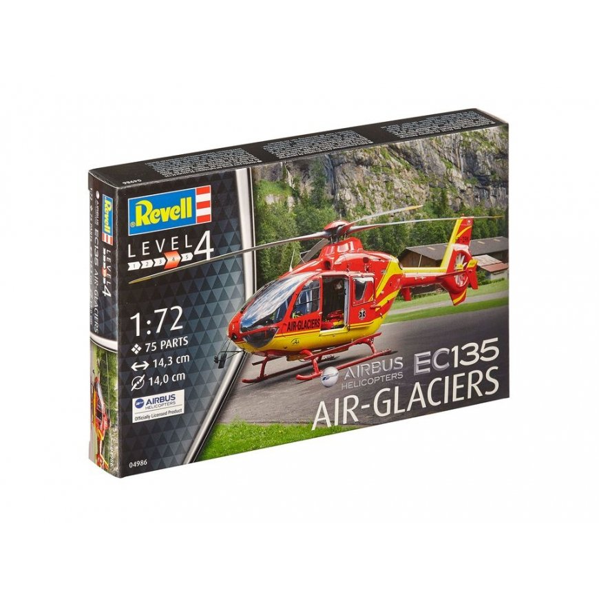 Revell EC135 Air-Glaciers Rotorcraft mudel Osade komplekt 1:72 – 4