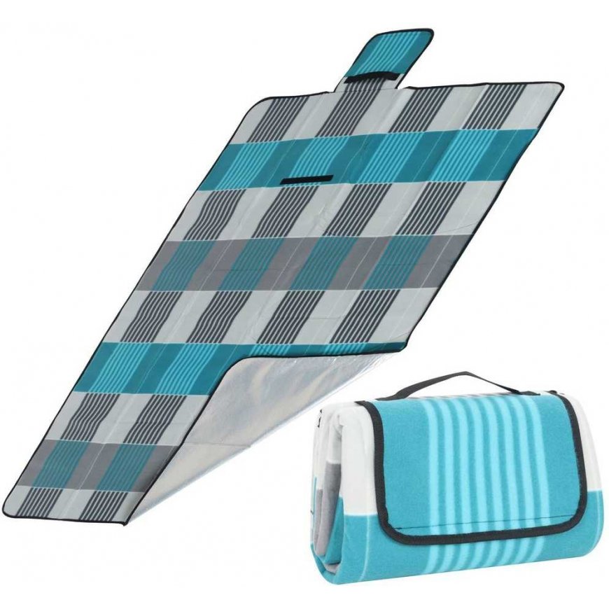 BEACH PICNIC BLANKET 150x120CM WITH ALU COATING ENERO CAMP 1064086 – 4