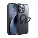 McDodo PC-4933 MagSafe kotelo iPhone 16 Pro Max -puhelimelle jalustalla (musta) McDodo PC-4933 MagSafe kotelo iPhone 16 Pro Max -puhelimelle jalustalla (musta)