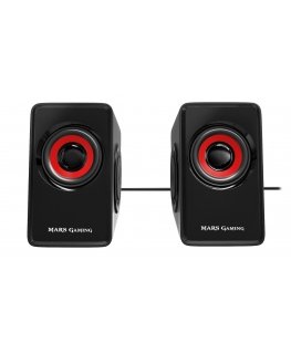 Mars Gaming MS1 loudspeaker Black, Red Wired 10 W