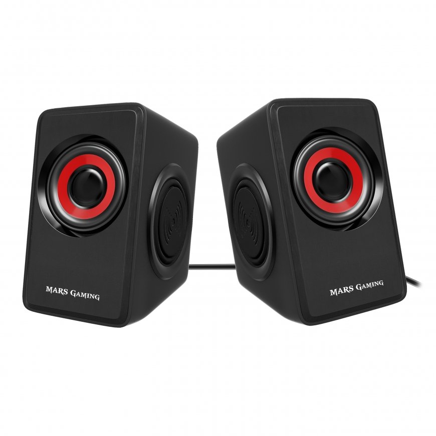 Mars Gaming MS1 skaļrunis Melns, Sarkans Vadu 10 W – 2