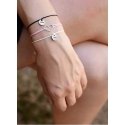 Troli Cord Bracelet Mum Black / Steel Troli Cord Bracelet Mum Black / Steel
