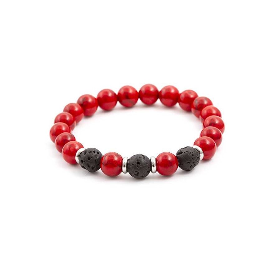 Beneto Bennett`s Lava Stone and Howlite