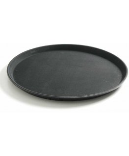 Hendi Tarjoilijatarjotin, liukumaton, kestävä, pyöreä, halkaisija. 41 cm - musta