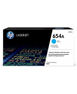 HP 654A, alkuperäinen syaani LaserJet-värikasetti