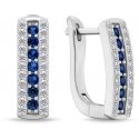 Brilio Silver Charming silver earrings with blue zircons EA294BW Brilio Silver Charming silver earrings with blue zircons EA294BW