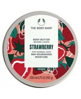 The Body Shop -vartalovoi normaalille iholle mansikka (vartalovoi) 200 ml naisille