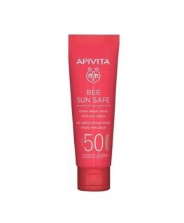 Apivita Bee Sun Hydra Fresh tonuotas veido gelis kreminis SPF50 50 ml