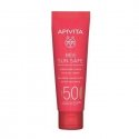 Apivita Bee Sun Hydra Fresh tonuotas veido gelis kreminis SPF50 50 ml Apivita Bee Sun Hydra Fresh tonuotas veido gelis kreminis SPF50 50 ml