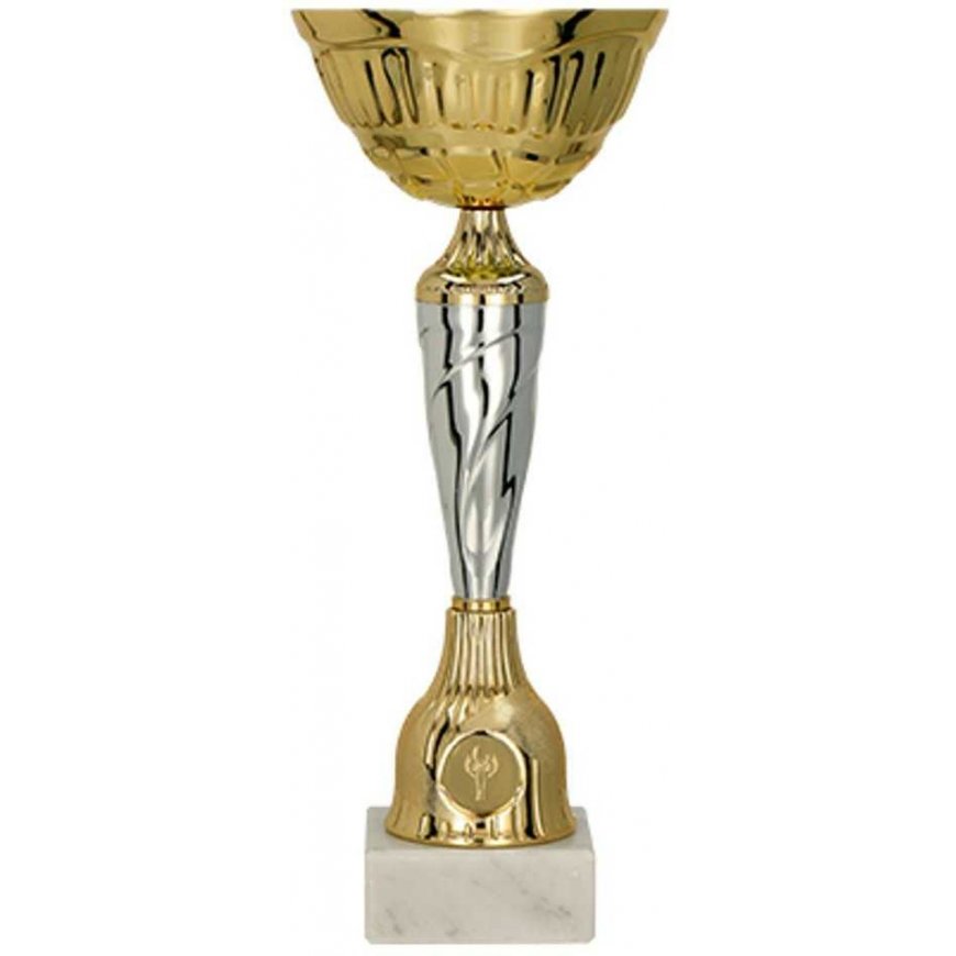 Detail Gold and silver metal cup